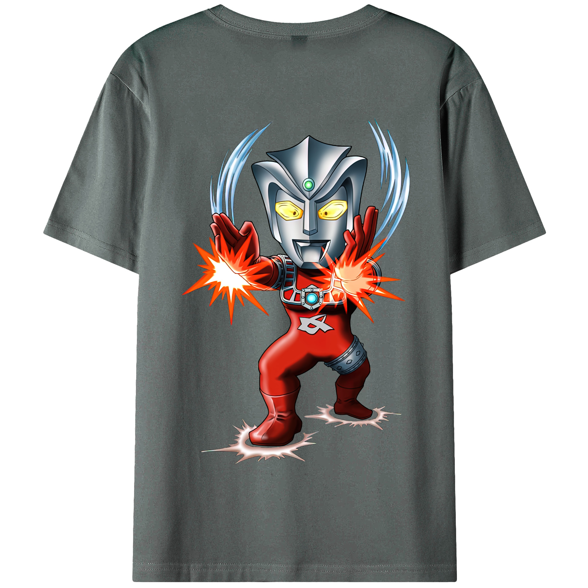 （画像用） ウルトラマン Ultraman 綿100％半袖Tシャツ（背面プリント）